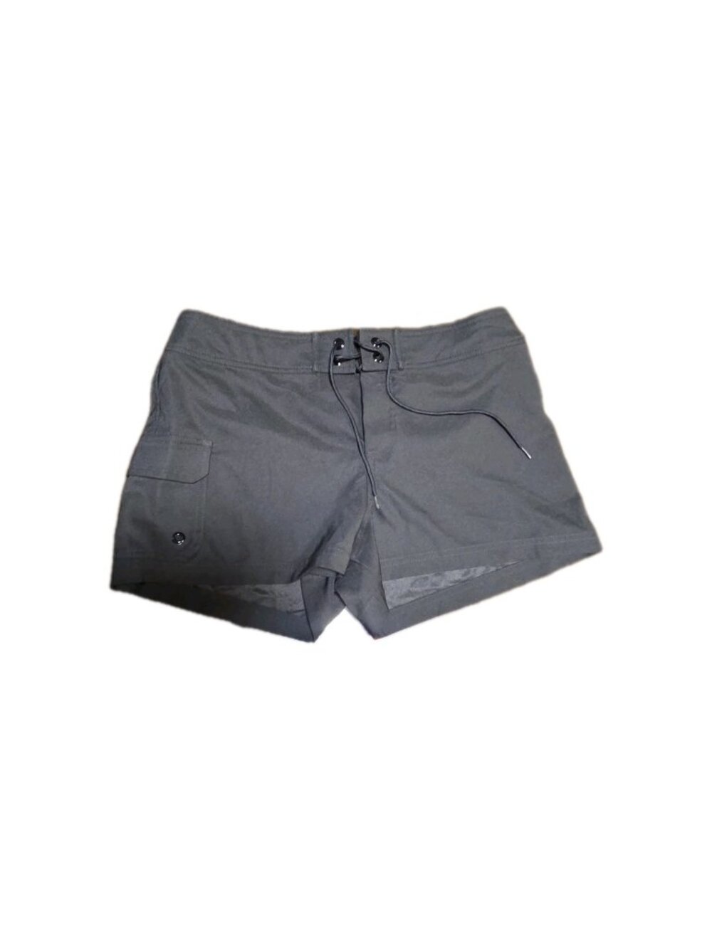 Jag shorts 2.5 inch inseam swim shorts lace up waist black women SZ S